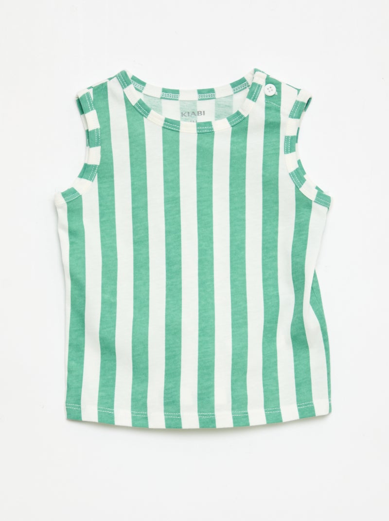 Pack de 2 camisolas Verde - Kiabi