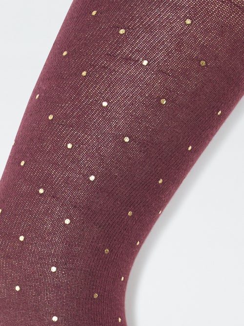 Pack de 2 collants 'coração' - Kiabi