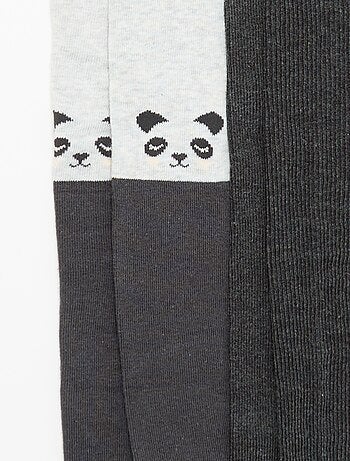 Pack de 2 collants de fantasia