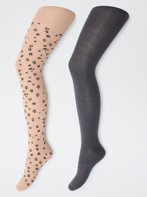 Pack de 2 collants 'leopardo' - Kiabi