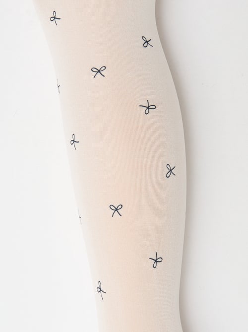 Pack de 2 collants leves estampados - Kiabi