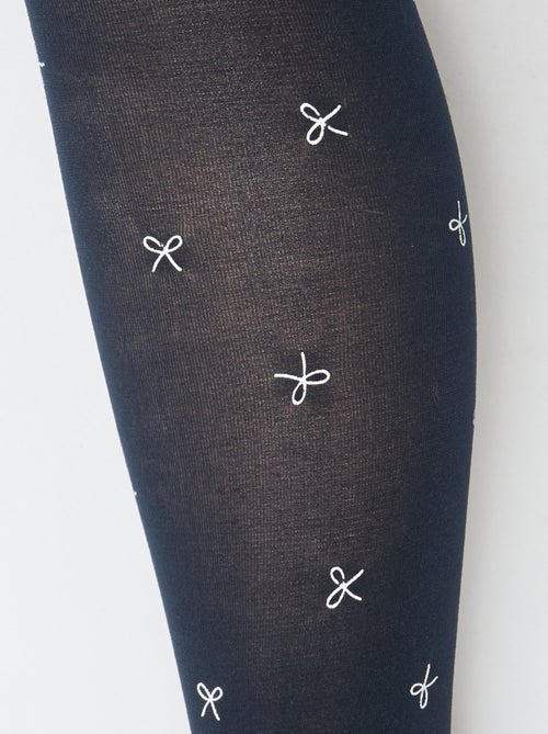 Pack de 2 collants leves estampados - Kiabi