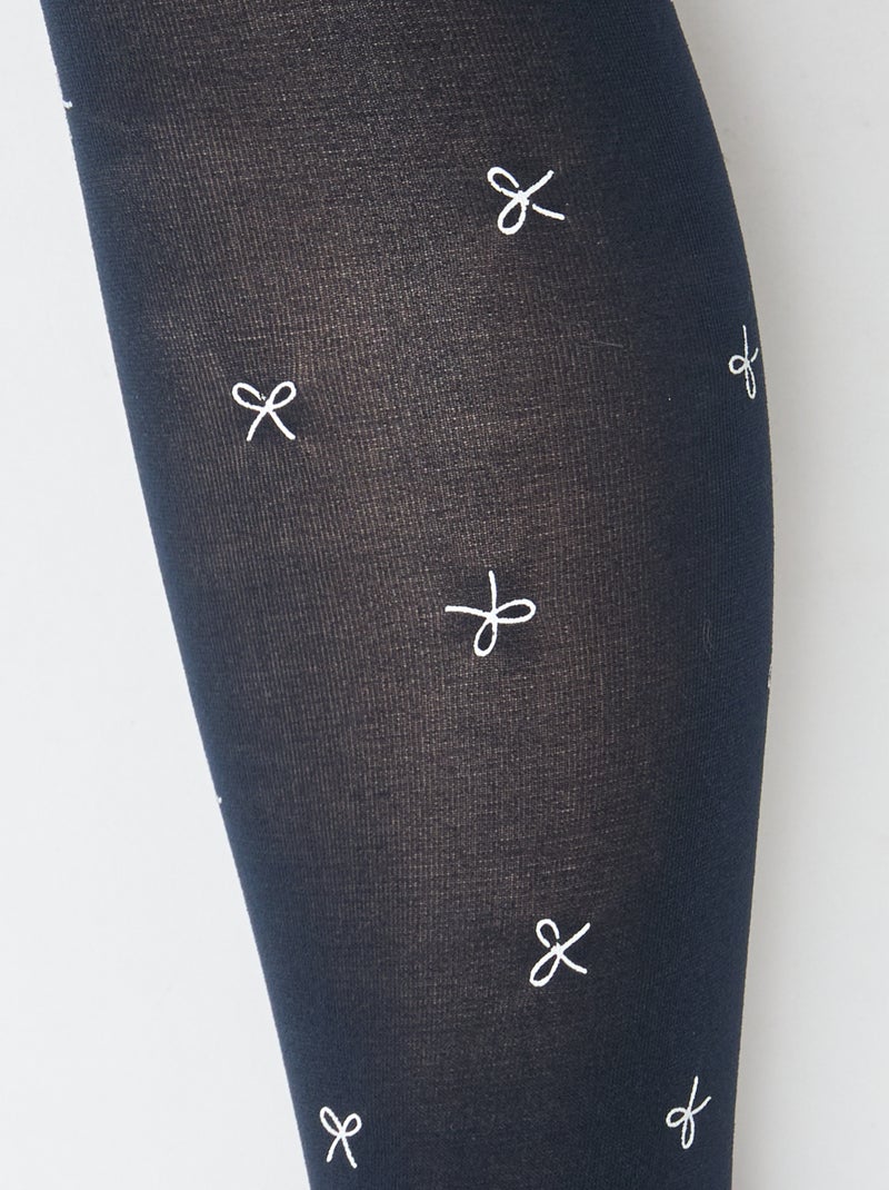 Pack de 2 collants leves estampados Azul - Kiabi