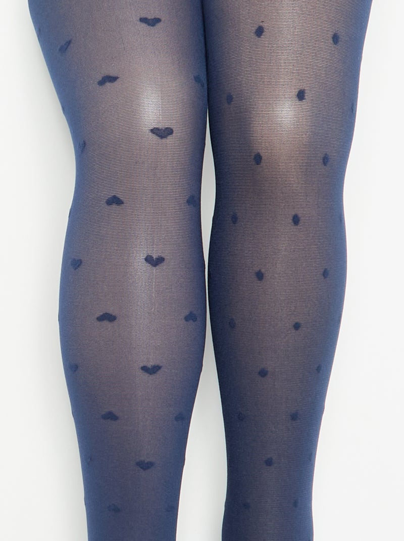 Pack de 2 collants leves estampados Azul - Kiabi
