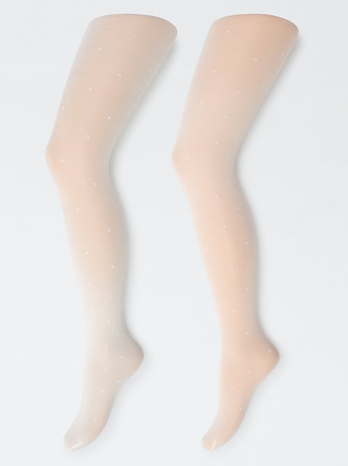Pack de 2 collants leves estampados - Kiabi
