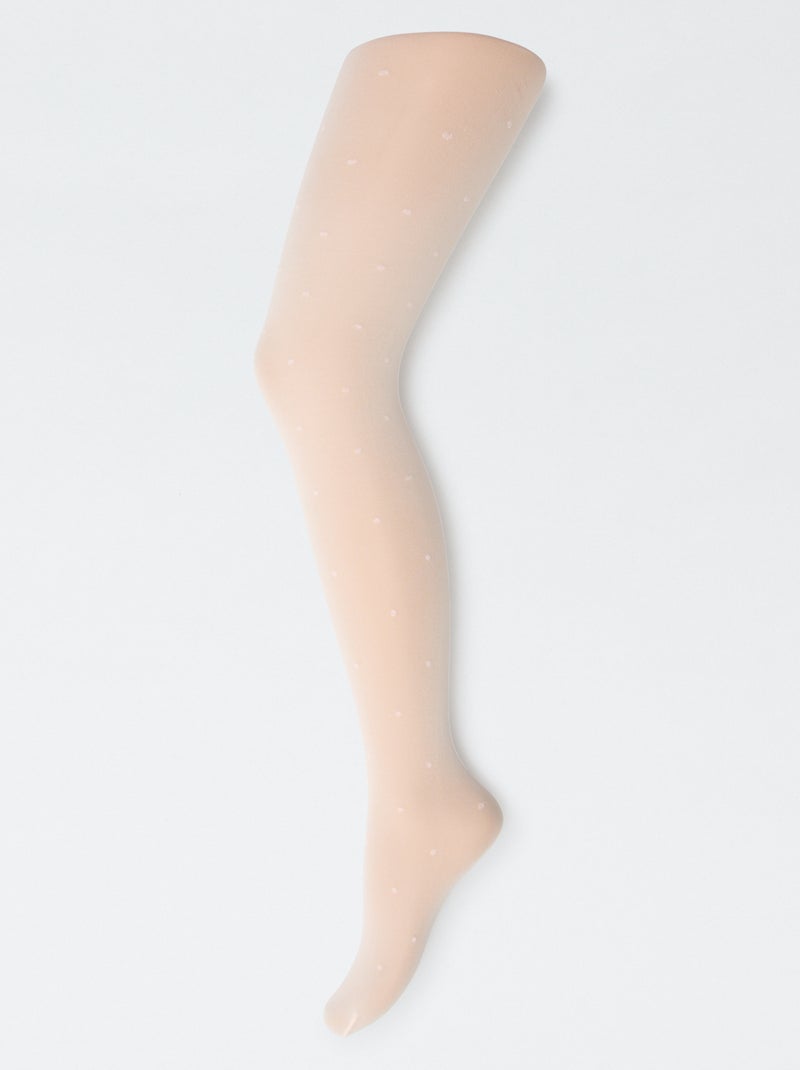 Pack de 2 collants leves estampados Branco - Kiabi