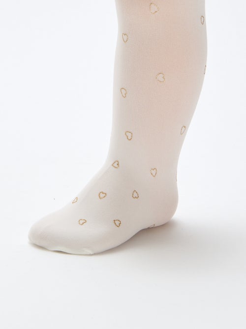 Pack de 2 collants leves estampados - Kiabi