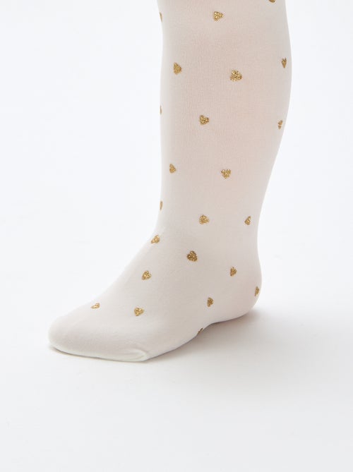 Pack de 2 collants leves estampados - Kiabi