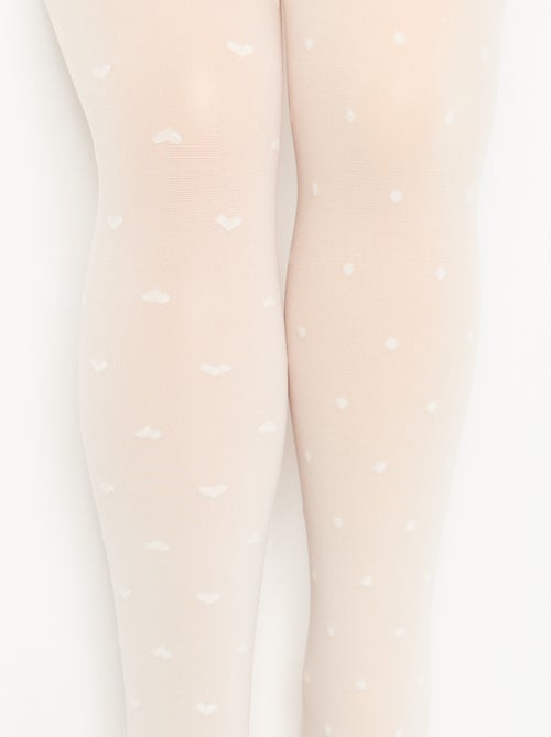 Pack de 2 collants leves estampados - Kiabi