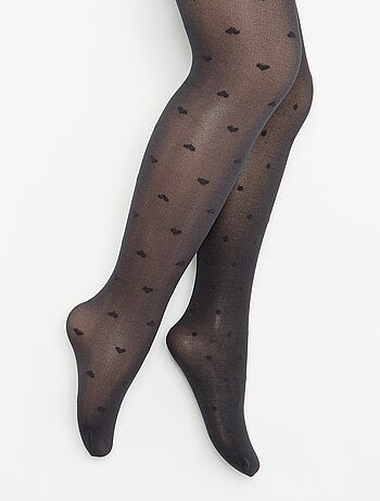Pack de 2 collants leves estampados