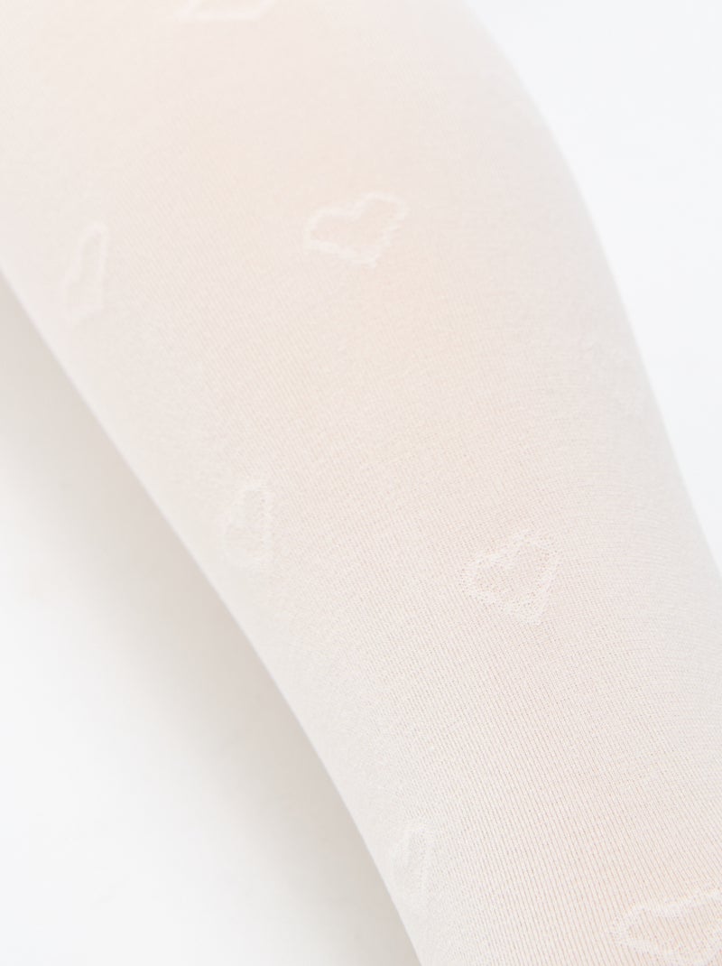 Pack de 2 collants leves estampados Rosa - Kiabi