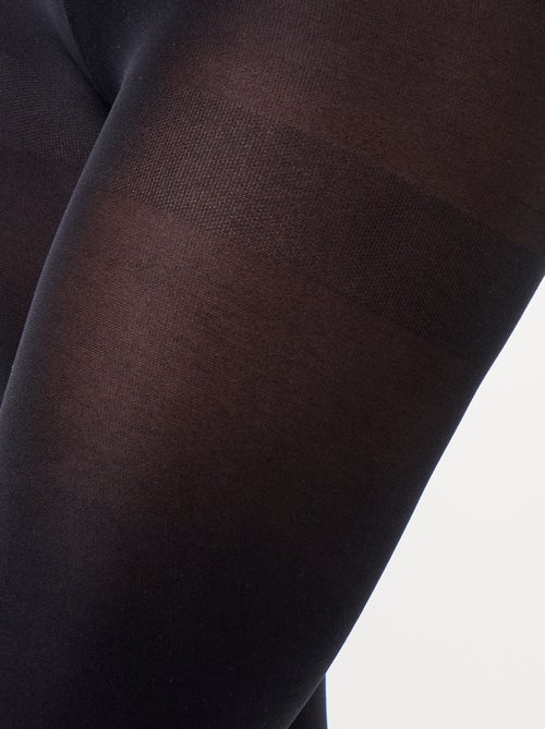 Pack de 2 collants pretos - 20 deniers - Kiabi Pack de 2 collants pretos - 20 deniers - Kiabi