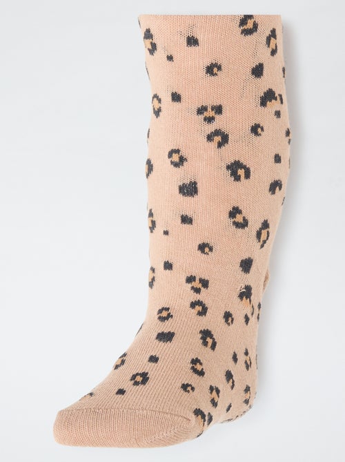 Pack de 2 collants quentes em jersey - Kiabi