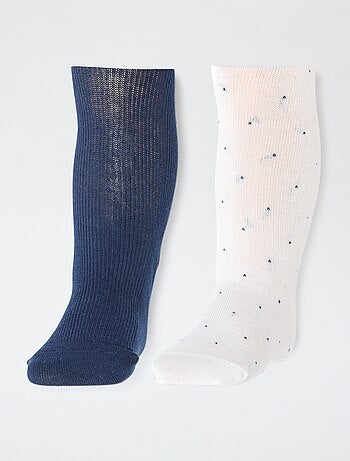 Pack de 2 collants quentes em jersey