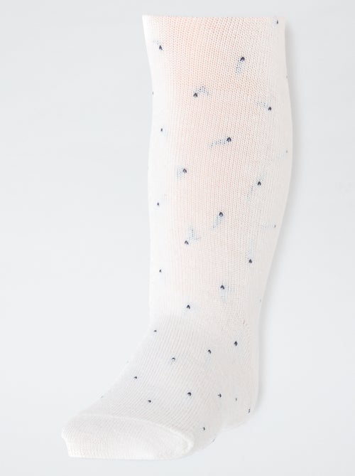 Pack de 2 collants quentes em jersey - Kiabi