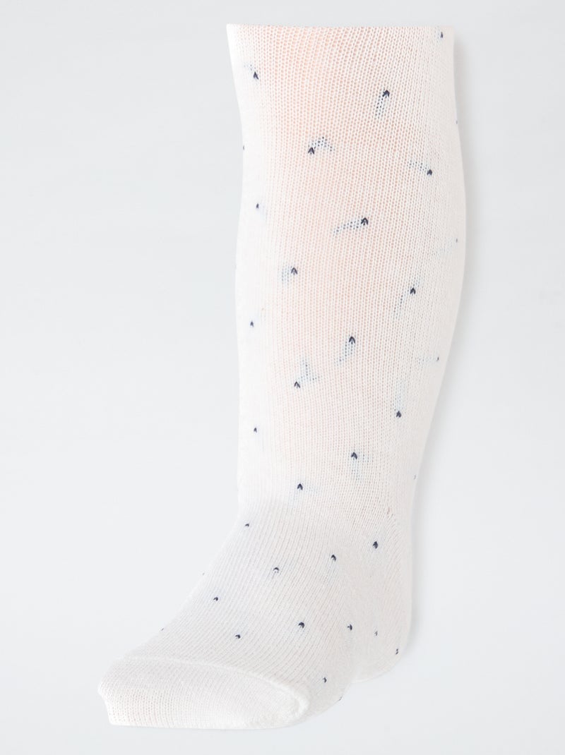 Pack de 2 collants quentes em jersey Preto - Kiabi