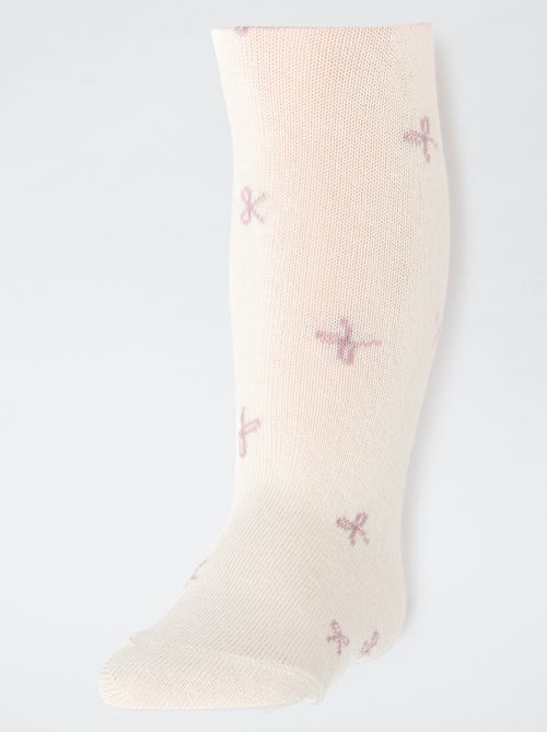 Pack de 2 collants quentes em jersey - Kiabi