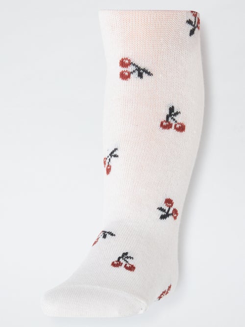 Pack de 2 collants quentes em jersey - Kiabi