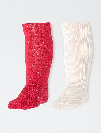 Pack de 2 collants quentes em jersey