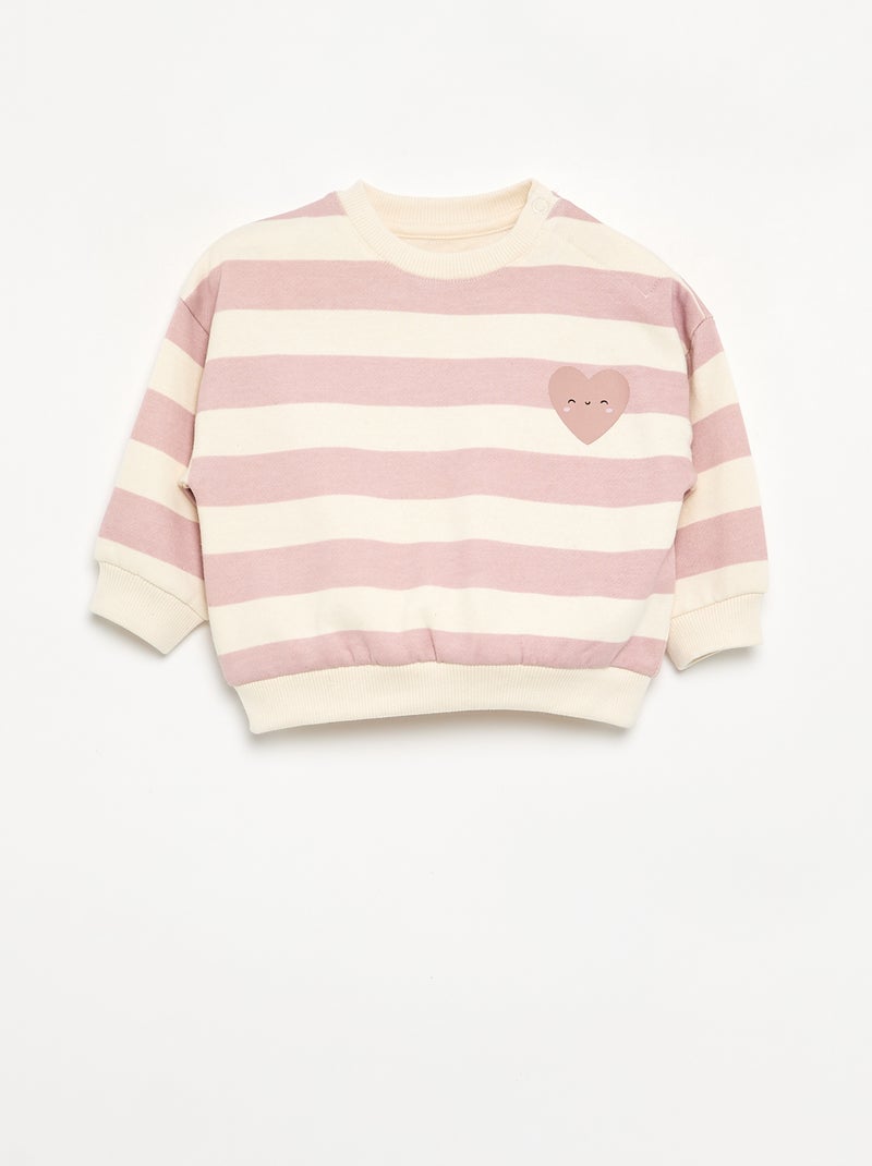 Pack de 2 conjuntos de 2 peças - sweatshirt + calças Branco - Kiabi