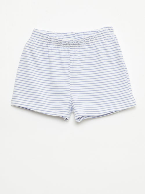 Pack de 2 conjuntos de pijama curto em jersey de algodão - Kiabi