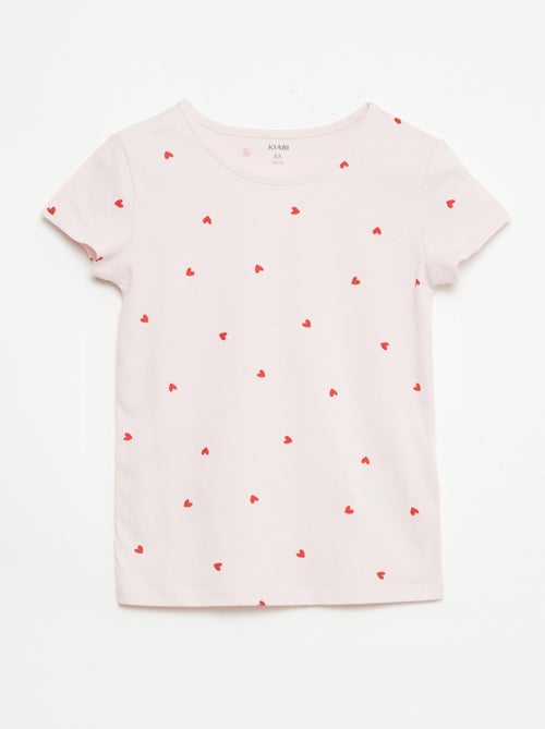 Pack de 2 conjuntos de pijama curto em jersey de algodão - Kiabi