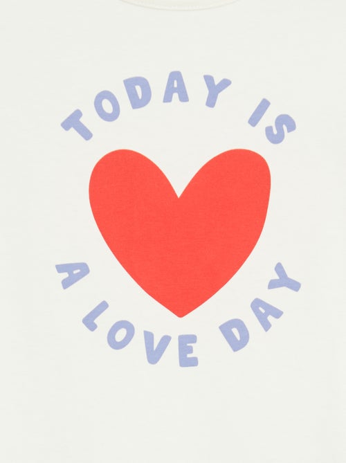 Pack de 2 conjuntos de pijama curto em jersey de algodão - Kiabi