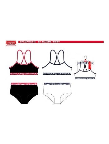 Pack de 2 Conjuntos Lingerie Rapariga KAPPA