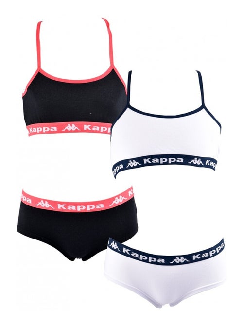 Pack de 2 Conjuntos Lingerie Rapariga KAPPA - Kiabi Pack de 2 Conjuntos Lingerie Rapariga KAPPA - Kiabi