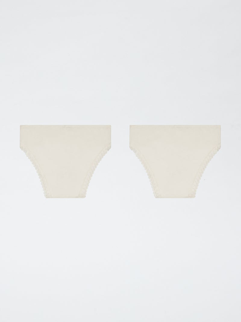 Pack de 2 cuecas Bege - Kiabi