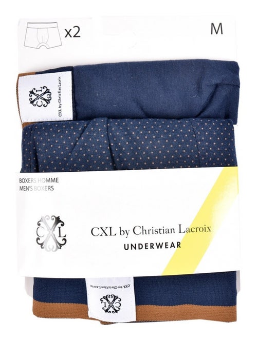 Pack de 2 Cuecas Boxer CXL By LACROIX - Kiabi Pack de 2 Cuecas Boxer CXL By LACROIX - Kiabi
