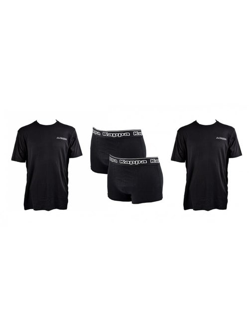 Pack de 2 Cuecas Boxer Homem KAPPA - Pack Presente - Kiabi Pack de 2 Cuecas Boxer Homem KAPPA - Pack Presente - Kiabi