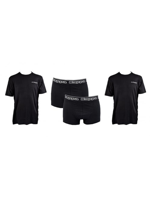Pack de 2 Cuecas Boxer Homem KAPPA - Pack Presente - Kiabi Pack de 2 Cuecas Boxer Homem KAPPA - Pack Presente - Kiabi