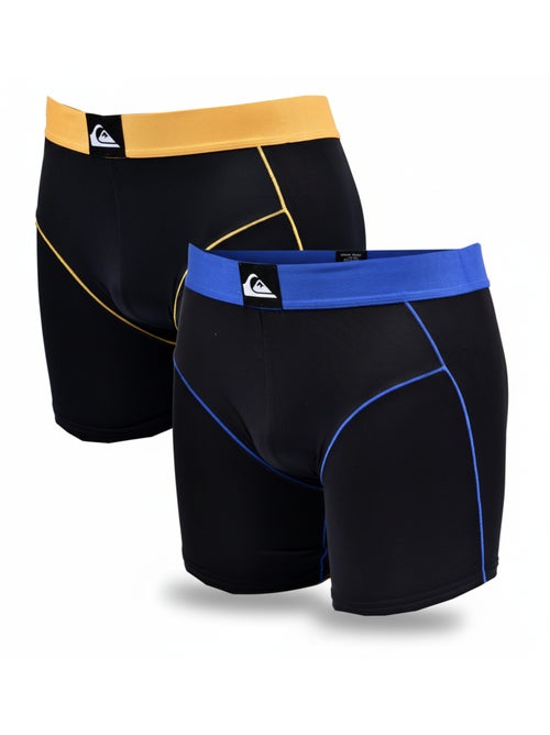 Pack de 2 cuecas boxer Homem Microfibra Desporto QUIKSILVER - Kiabi Pack de 2 cuecas boxer Homem Microfibra Desporto QUIKSILVER - Kiabi