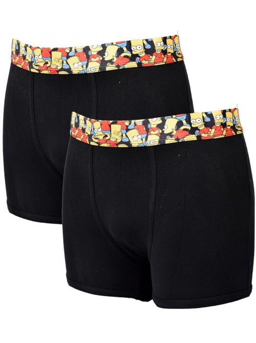 Pack de 2 Cuecas Boxer Homem Simpsons NO PUBLIK - Kiabi Pack de 2 Cuecas Boxer Homem Simpsons NO PUBLIK - Kiabi