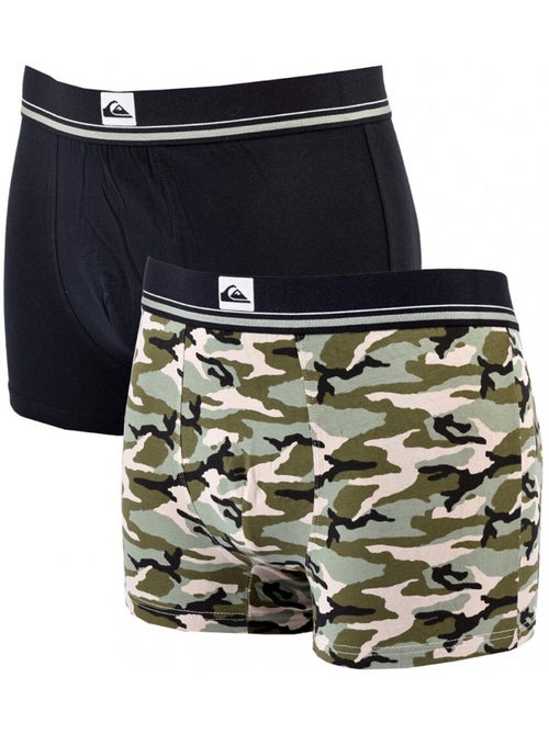 Pack de 2 Cuecas Boxer Rapaz QUIKSILVER - Kiabi Pack de 2 Cuecas Boxer Rapaz QUIKSILVER - Kiabi