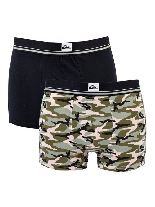 Pack de 2 Cuecas Boxer Rapaz QUIKSILVER - Kiabi Pack de 2 Cuecas Boxer Rapaz QUIKSILVER - Kiabi