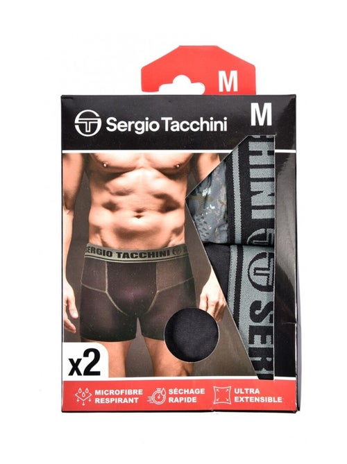 Pack de 2 Cuecas Boxer SERGIO TACCHINI - Kiabi Pack de 2 Cuecas Boxer SERGIO TACCHINI - Kiabi
