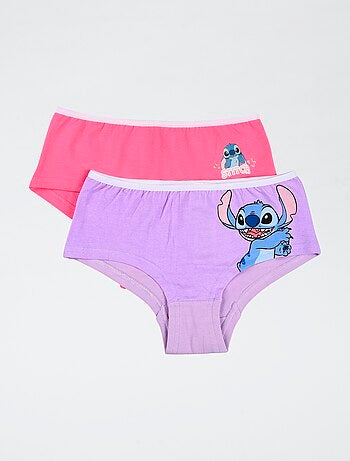 Pack de 2 Cuecas 'Disney' 'Stitch' em algodão