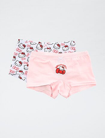 Pack de 2 cuecas 'Hello Kitty' em algodão