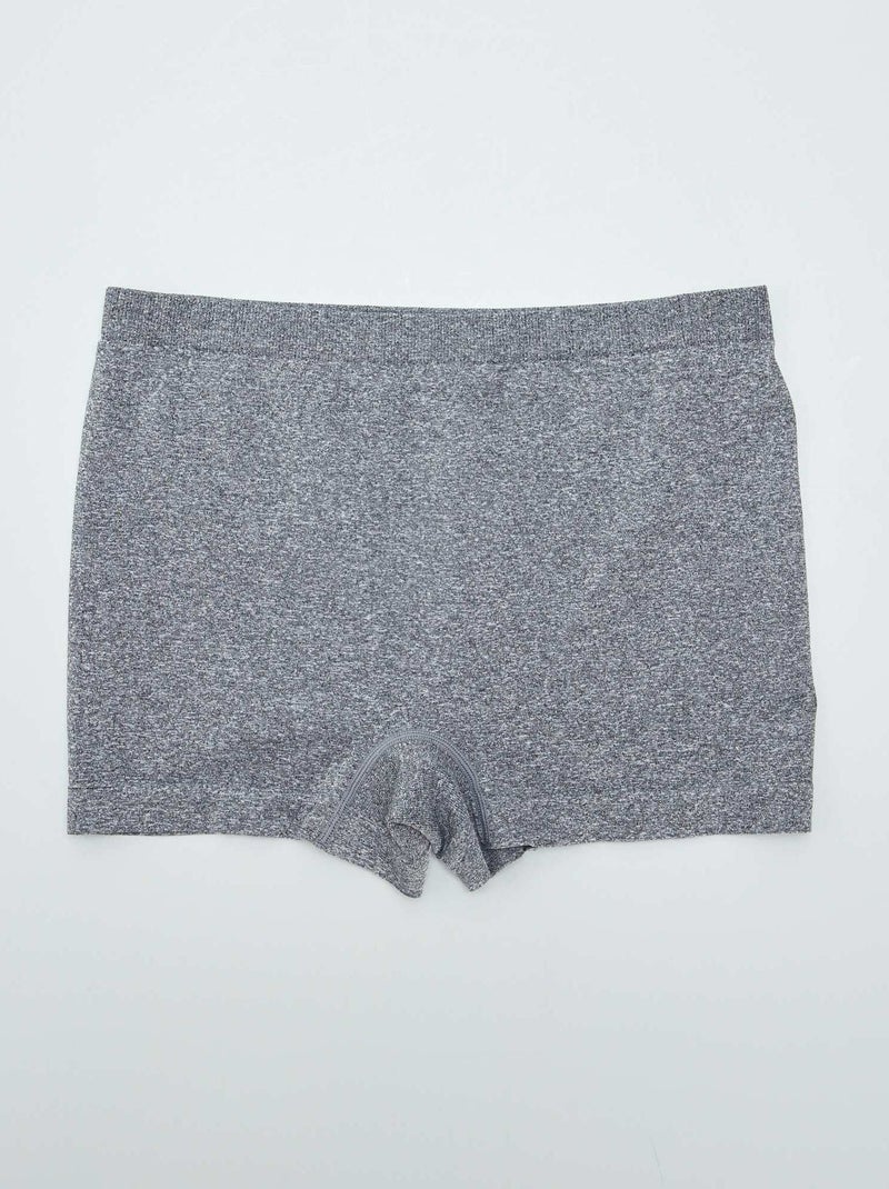 Pack de 2 cuecas shorty sem costura - coleção fácil de vestir Preto - Kiabi