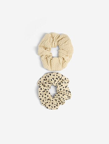 Pack de 2 elásticos de cabelo estampados