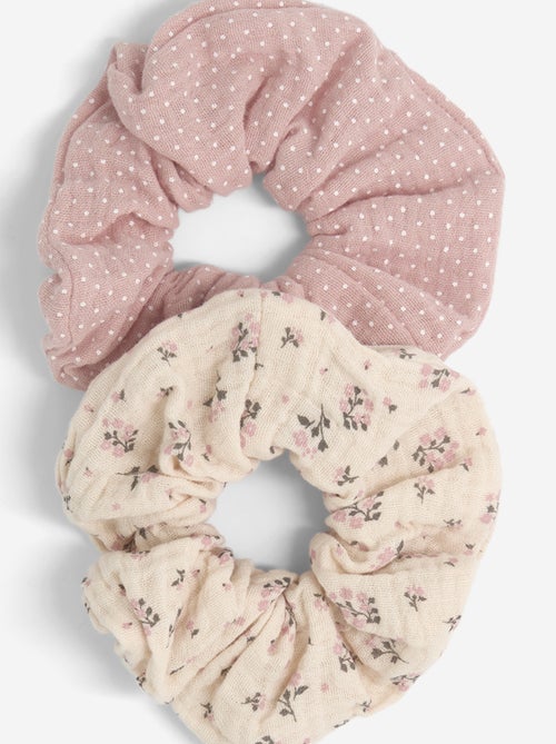 Pack de 2 elásticos de cabelo estampados - Kiabi