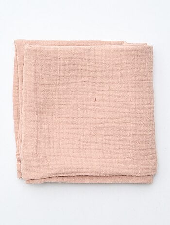Pack de 2 fraldas de musselina 'Disney' 'Marie' em gaze dupla de algodão 60x60 cm