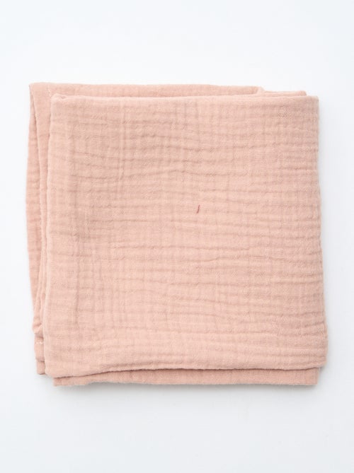 Pack de 2 fraldas de musselina 'Disney' 'Marie' em gaze dupla de algodão 60x60 cm - Kiabi