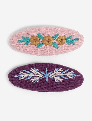 Pack de 2 ganchos de cabelo clic-clac