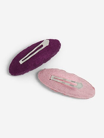 Pack de 2 ganchos de cabelo clic-clac