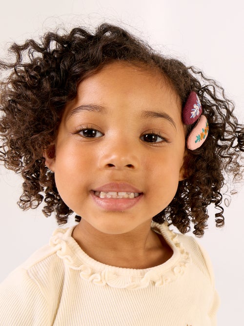 Pack de 2 ganchos de cabelo clic-clac - Kiabi