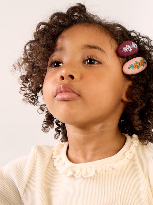 Pack de 2 ganchos de cabelo clic-clac - Kiabi