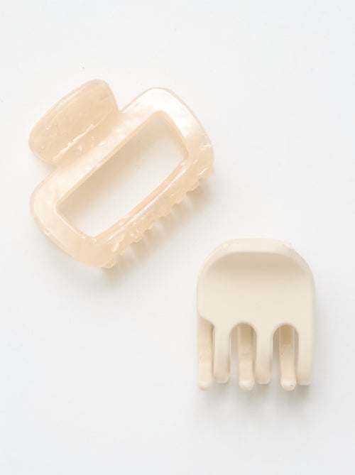 Pack de 2 garras de cabelo fantasia - Kiabi